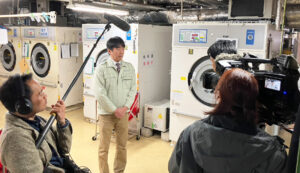 Nスタみやぎ　取材の様子